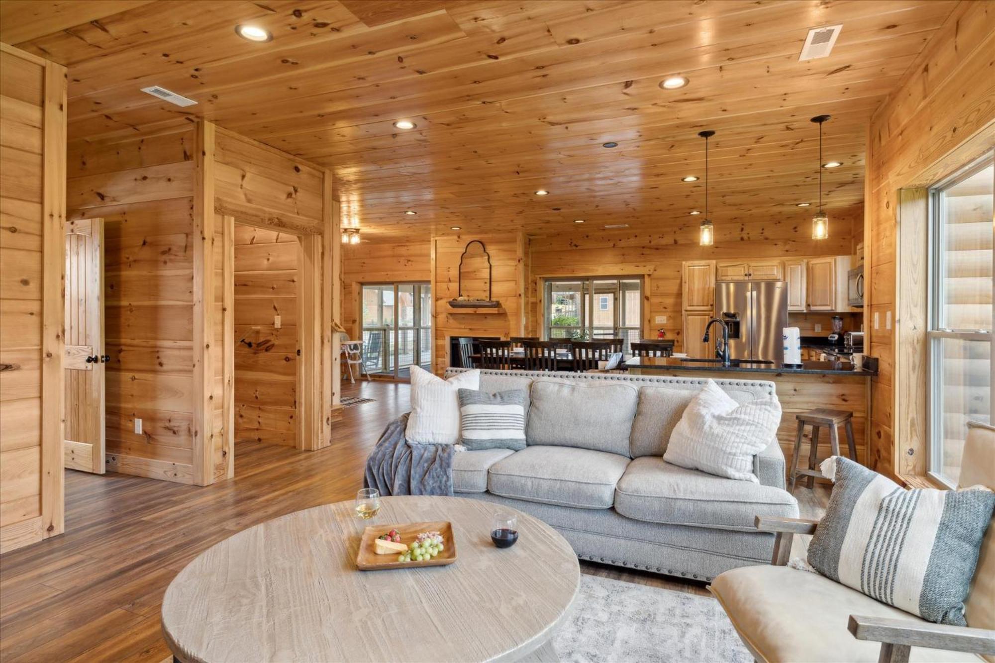 Private Pool Hot Tub Air Hockey Mountain Views Large Patio - Brynwood Station Villa Waldens Creek Exterior photo