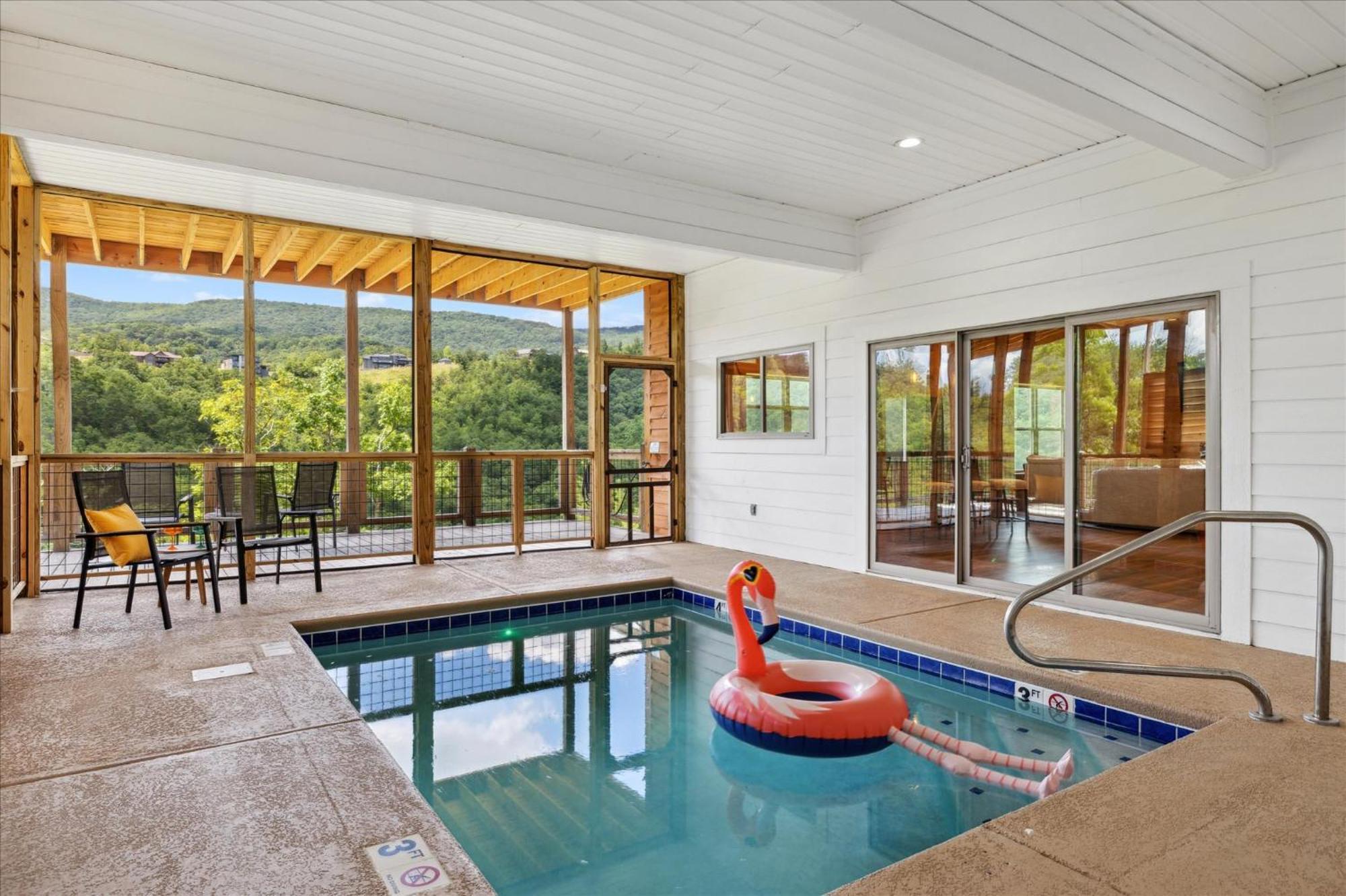 Private Pool Hot Tub Air Hockey Mountain Views Large Patio - Brynwood Station Villa Waldens Creek Exterior photo