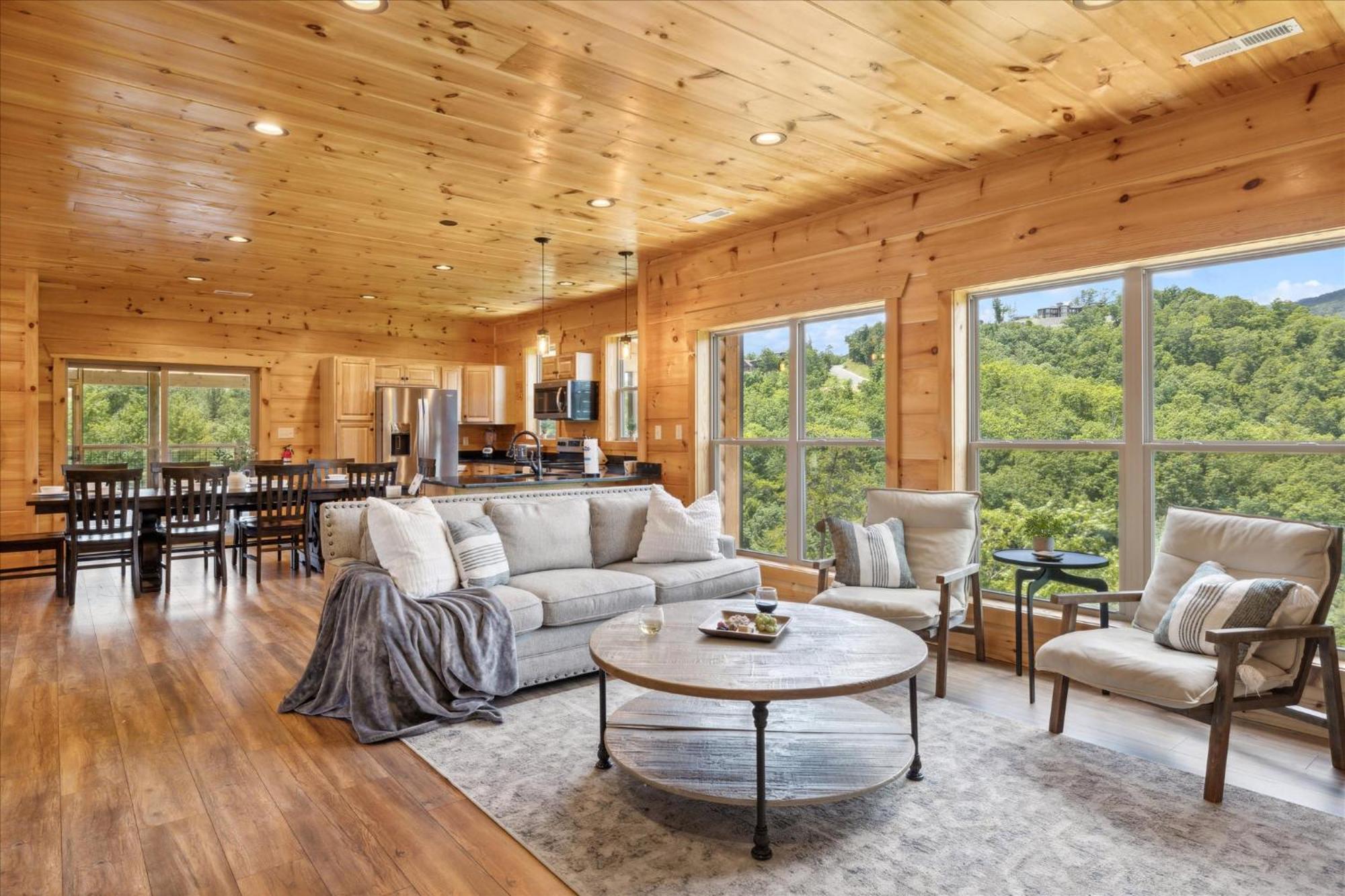 Private Pool Hot Tub Air Hockey Mountain Views Large Patio - Brynwood Station Villa Waldens Creek Exterior photo