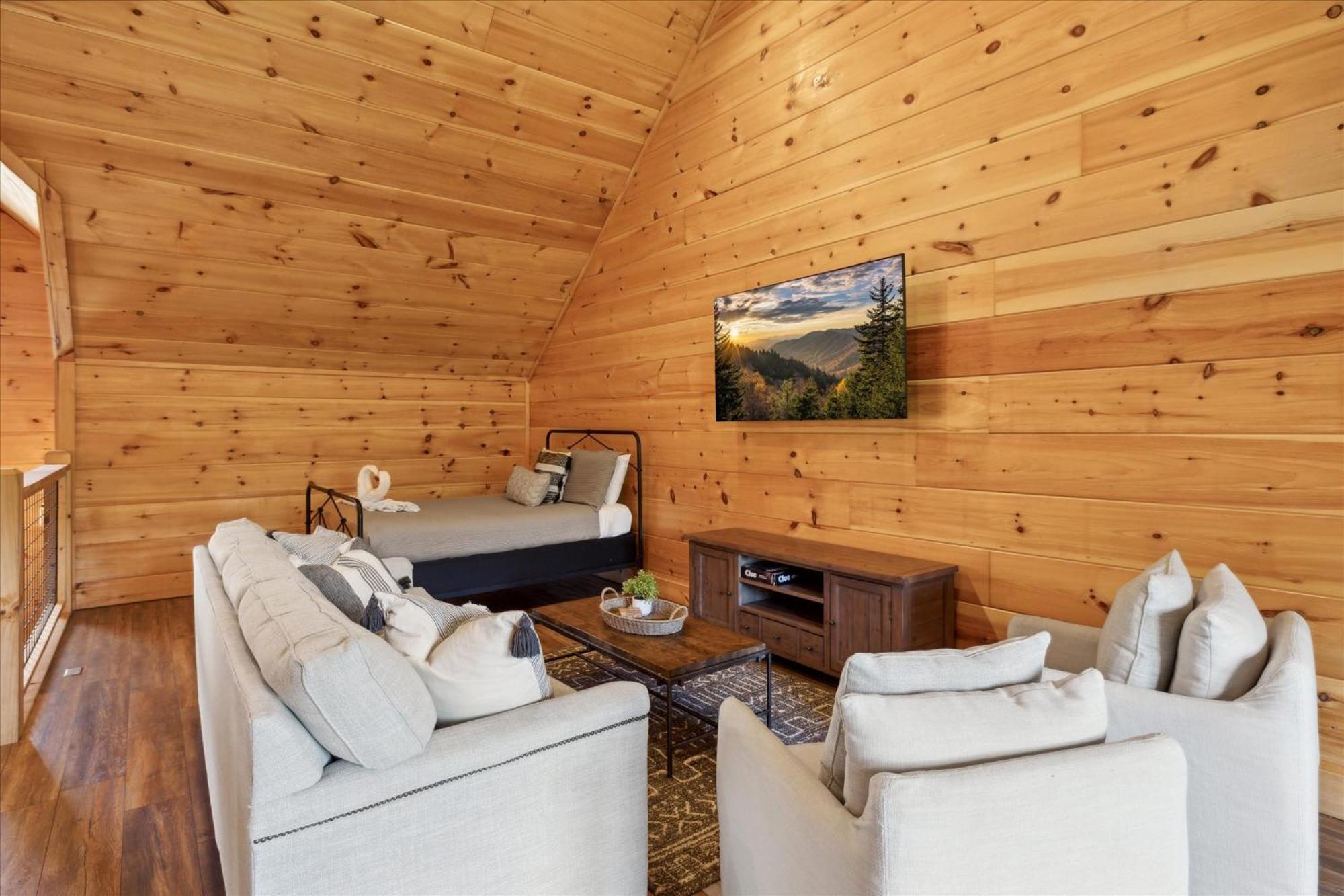 Private Pool Hot Tub Air Hockey Mountain Views Large Patio - Brynwood Station Villa Waldens Creek Exterior photo