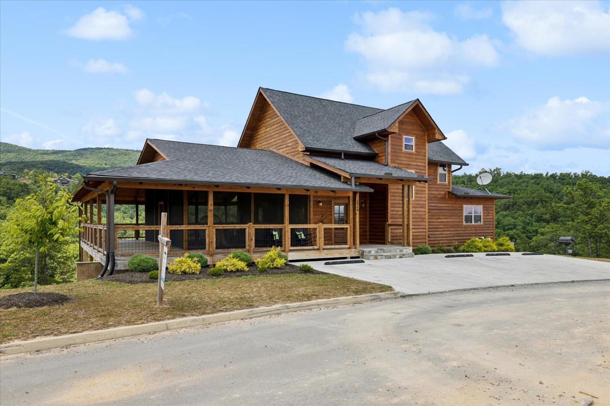 Private Pool Hot Tub Air Hockey Mountain Views Large Patio - Brynwood Station Villa Waldens Creek Exterior photo
