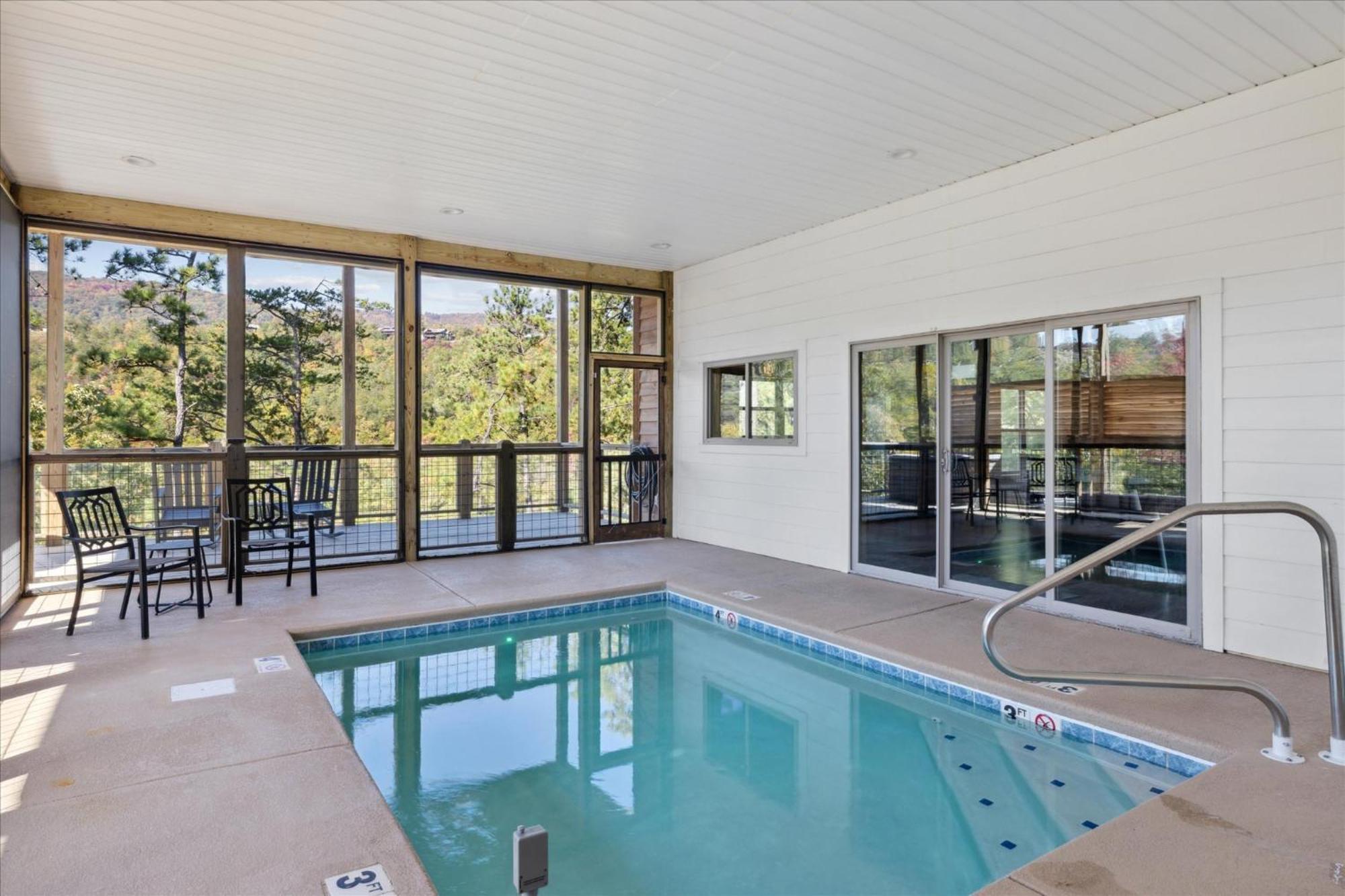 Private Pool Hot Tub Air Hockey Mountain Views Large Patio - Brynwood Station Villa Waldens Creek Exterior photo